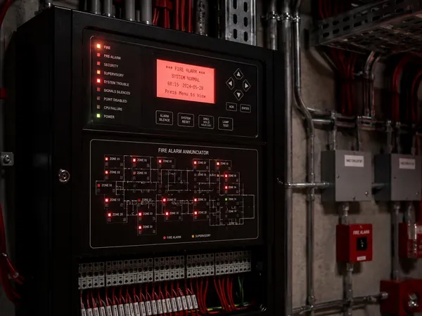 Fire alarm detection and control system